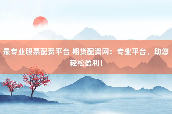 最专业股票配资平台 期货配资网：专业平台，助您轻松盈利！